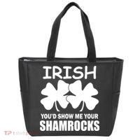 Irish You'd Show Me Your Shamrocks Tote Bag thumb 0