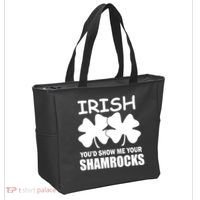 Irish You'd Show Me Your Shamrocks Tote Bag thumb 2