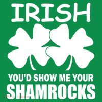Irish You'd Show Me Your Shamrocks Kids T-Shirt thumb 4