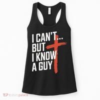 Inspirational Religious Jesus Cross Faith Christian Women's Tank Top thumb 0