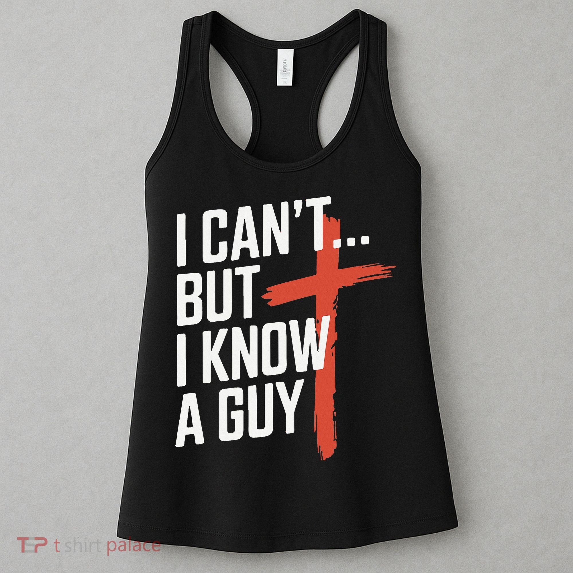 Inspirational Religious Jesus Cross Faith Christian Women's Tank Top
