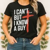 Inspirational Religious Jesus Cross Faith Christian Women's T-Shirt thumb 2