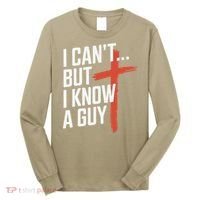 Inspirational Religious Jesus Cross Faith Christian Long Sleeve Shirt thumb 0