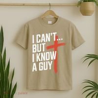 Inspirational Religious Jesus Cross Faith Christian T-Shirt thumb 2