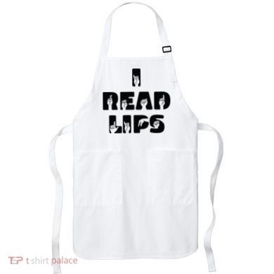 I Read Lips Sign Language Awareness Apron