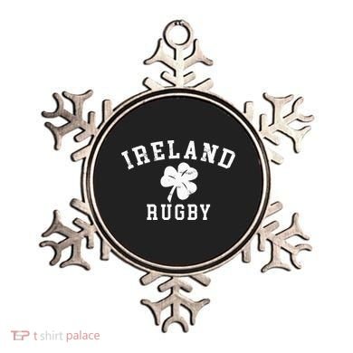 IRELAND RUGBY Lucky Clover Rugby Ornament