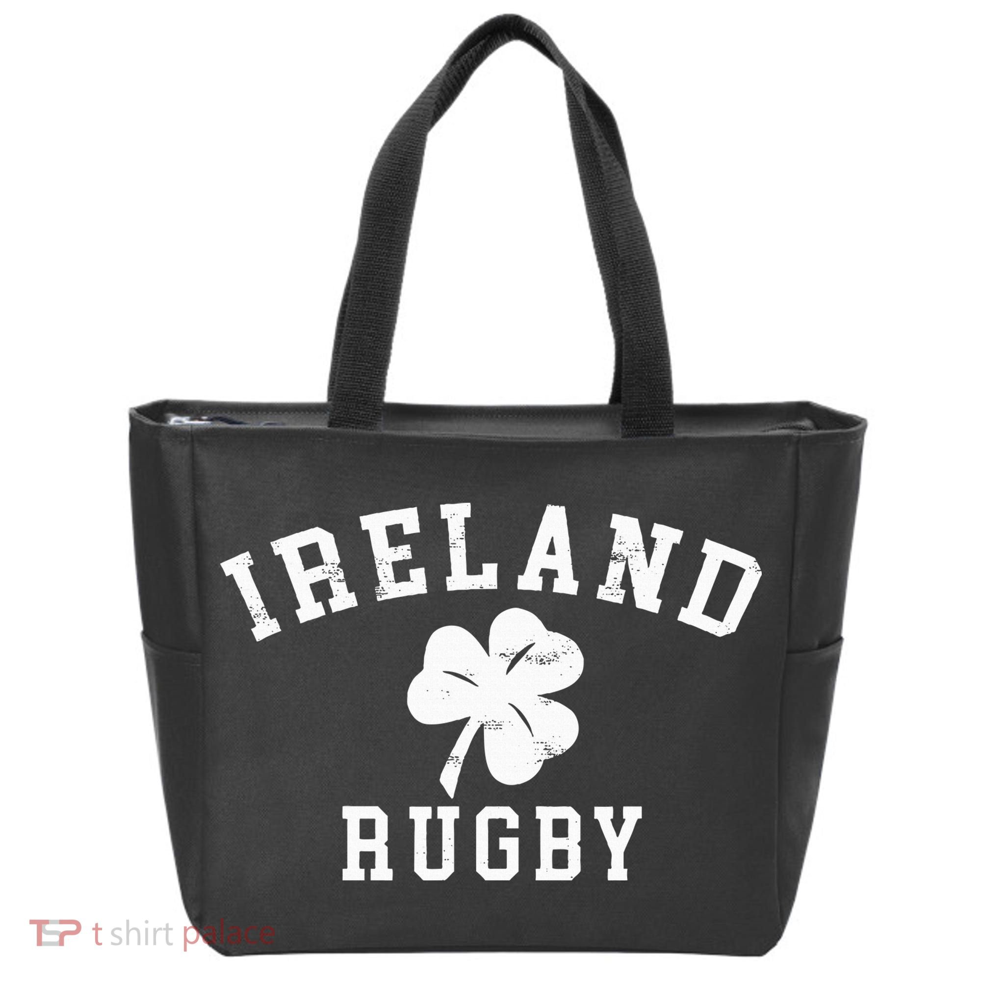 IRELAND RUGBY Lucky Clover Rugby Tote Bag