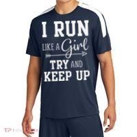 I Run Like A Girl Try To Keep Up Cardio Workout Sport-Tek Competitor United Soccer Jersey thumb 0