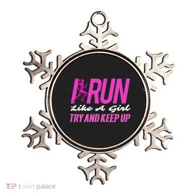 I Run Like Try And Keep Up Outdoor Gift Ornament