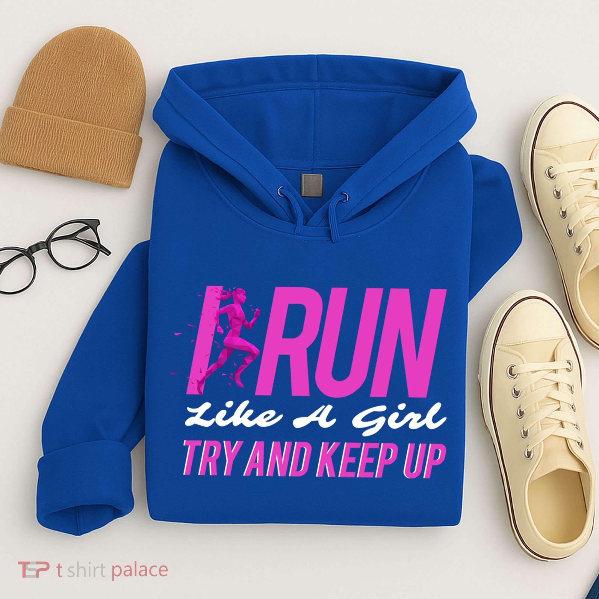 I Run Like Try And Keep Up Outdoor Gift Hoodie