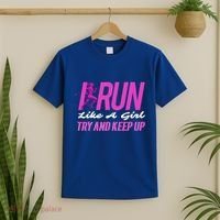 I Run Like Try And Keep Up Outdoor Gift T-Shirt thumb 2