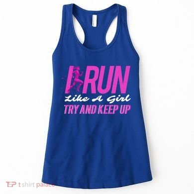 I Run Like Try And Keep Up Outdoor Gift Women's Tank Top