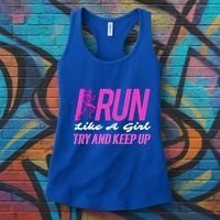I Run Like Try And Keep Up Outdoor Gift Women's Tank Top thumb 3