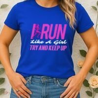 I Run Like Try And Keep Up Outdoor Gift Women's T-Shirt thumb 2
