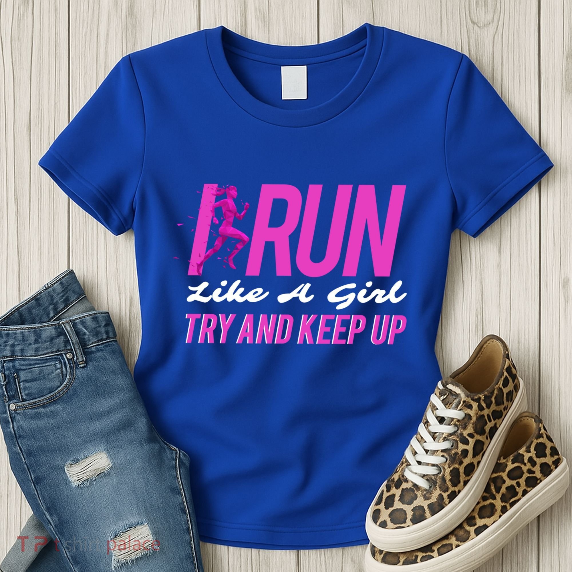 I Run Like Try And Keep Up Outdoor Gift Women's T-Shirt