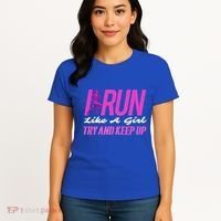 I Run Like Try And Keep Up Outdoor Gift Women's T-Shirt thumb 4