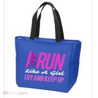 I Run Like Try And Keep Up Outdoor Gift Tote Bag thumb 3