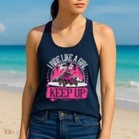 I Ride Like A Girl Try To Keep Up I Quad ATV Offroad Wo Women's Tank Top thumb 2