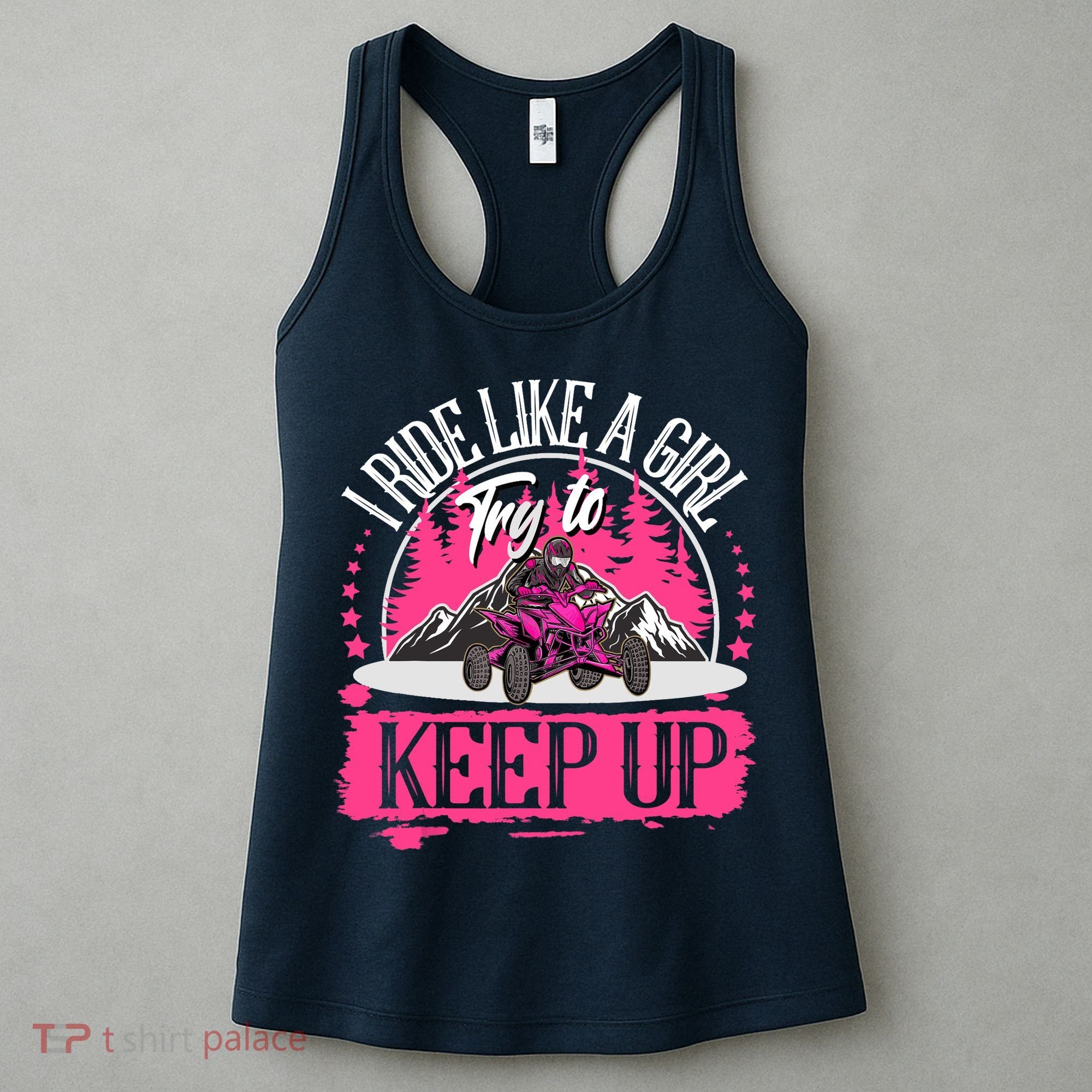I Ride Like A Girl Try To Keep Up I Quad ATV Offroad Wo Women's Tank Top