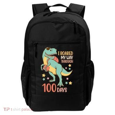 I Roared My Way Through 100 Days Dinosaur Backpack