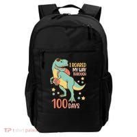 I Roared My Way Through 100 Days Dinosaur Backpack thumb 0
