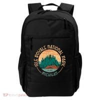 Isle Royale Michigan National Park Moose Sillhouete Backpack thumb 0