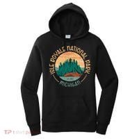 Isle Royale Michigan National Park Moose Sillhouete Women's Hoodie thumb 0