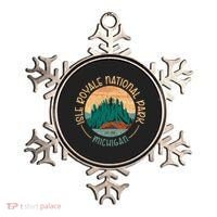 Isle Royale Michigan National Park Moose Sillhouete Ornament thumb 0