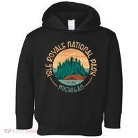 Isle Royale Michigan National Park Moose Sillhouete Toddler Hoodie thumb 0