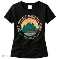 Isle Royale Michigan National Park Moose Sillhouete Women's T-Shirt thumb 0