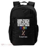 I Raised My Hero Autism Awareness Quote Backpack thumb 0