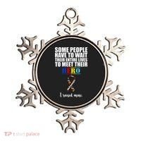 I Raised My Hero Autism Awareness Quote Ornament thumb 0
