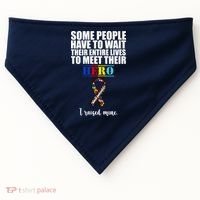 I Raised My Hero Autism Awareness Quote USA-Made Doggie Bandana thumb 0