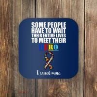 I Raised My Hero Autism Awareness Quote Coaster thumb 0