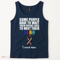 I Raised My Hero Autism Awareness Quote Tank Top thumb 2