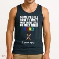 I Raised My Hero Autism Awareness Quote Tank Top thumb 3
