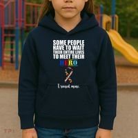 I Raised My Hero Autism Awareness Quote Kids Hoodie thumb 3