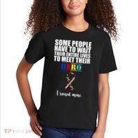 I Raised My Hero Autism Awareness Quote Kids T-Shirt thumb 2
