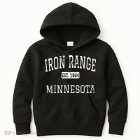 Iron Range Minnesota MN Vintage Kids Hoodie thumb 0