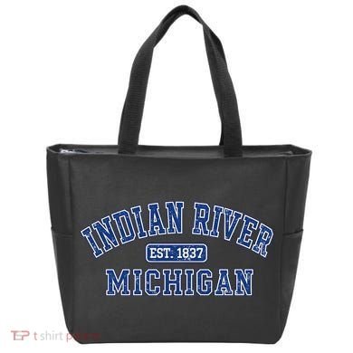 Indian River Michigan Vintage Tote Bag