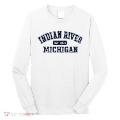 Indian River Michigan Vintage Long Sleeve Shirt