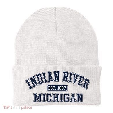 Indian River Michigan Vintage Beanie
