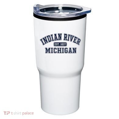 Indian River Michigan Vintage Tumbler