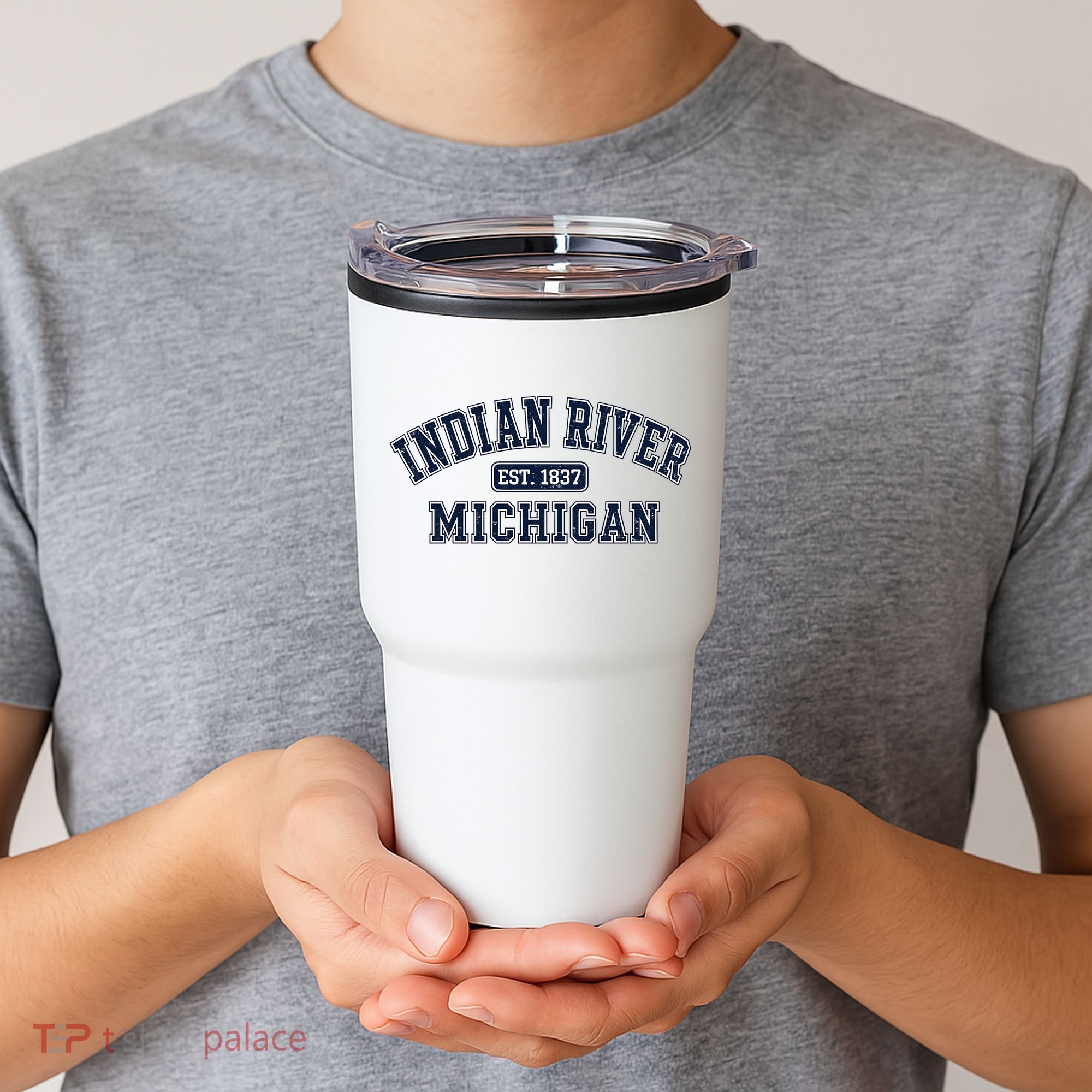 Indian River Michigan Vintage Tumbler