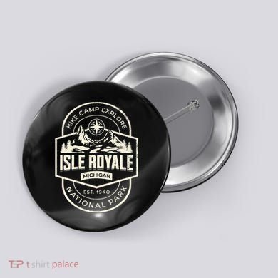 Isle Royale National Park Button