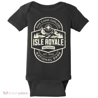 Isle Royale National Park Baby Bodysuit