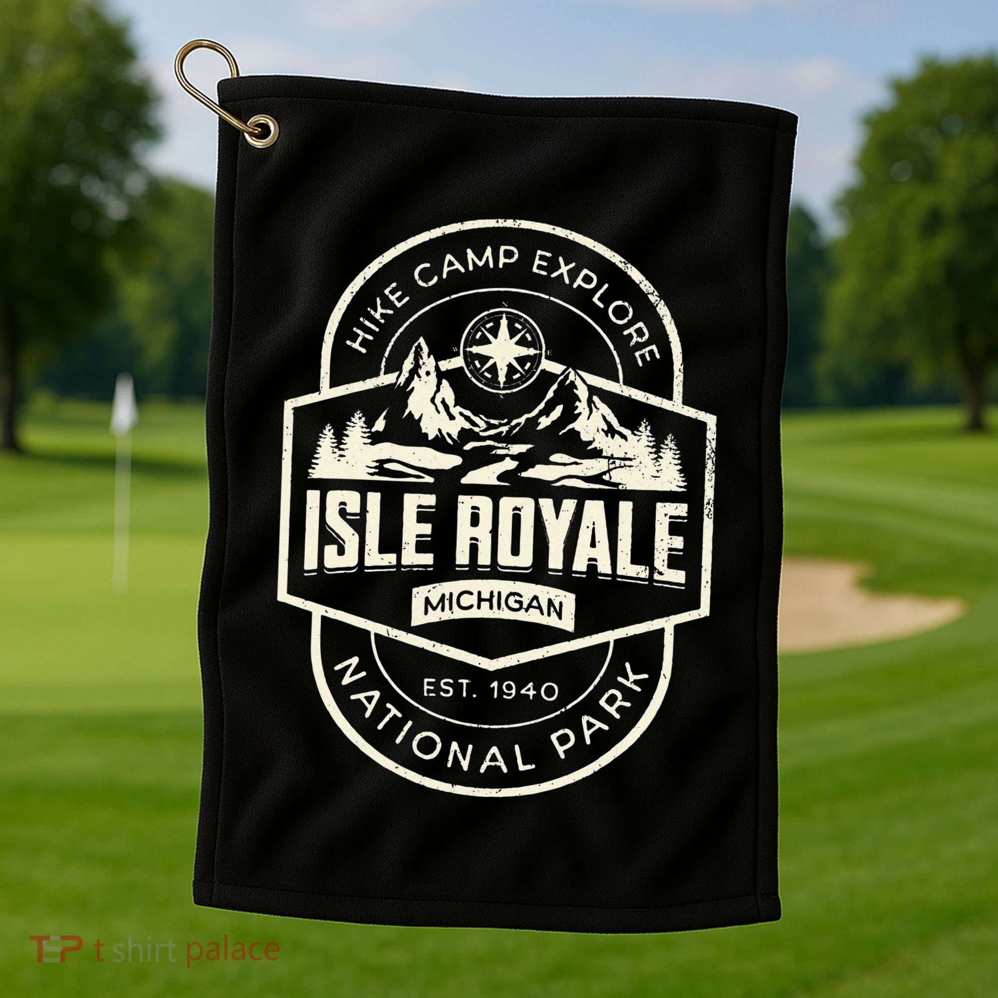 Isle Royale National Park Golf Towel