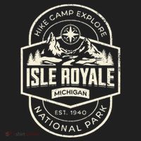 Isle Royale National Park Golf Towel thumb 3
