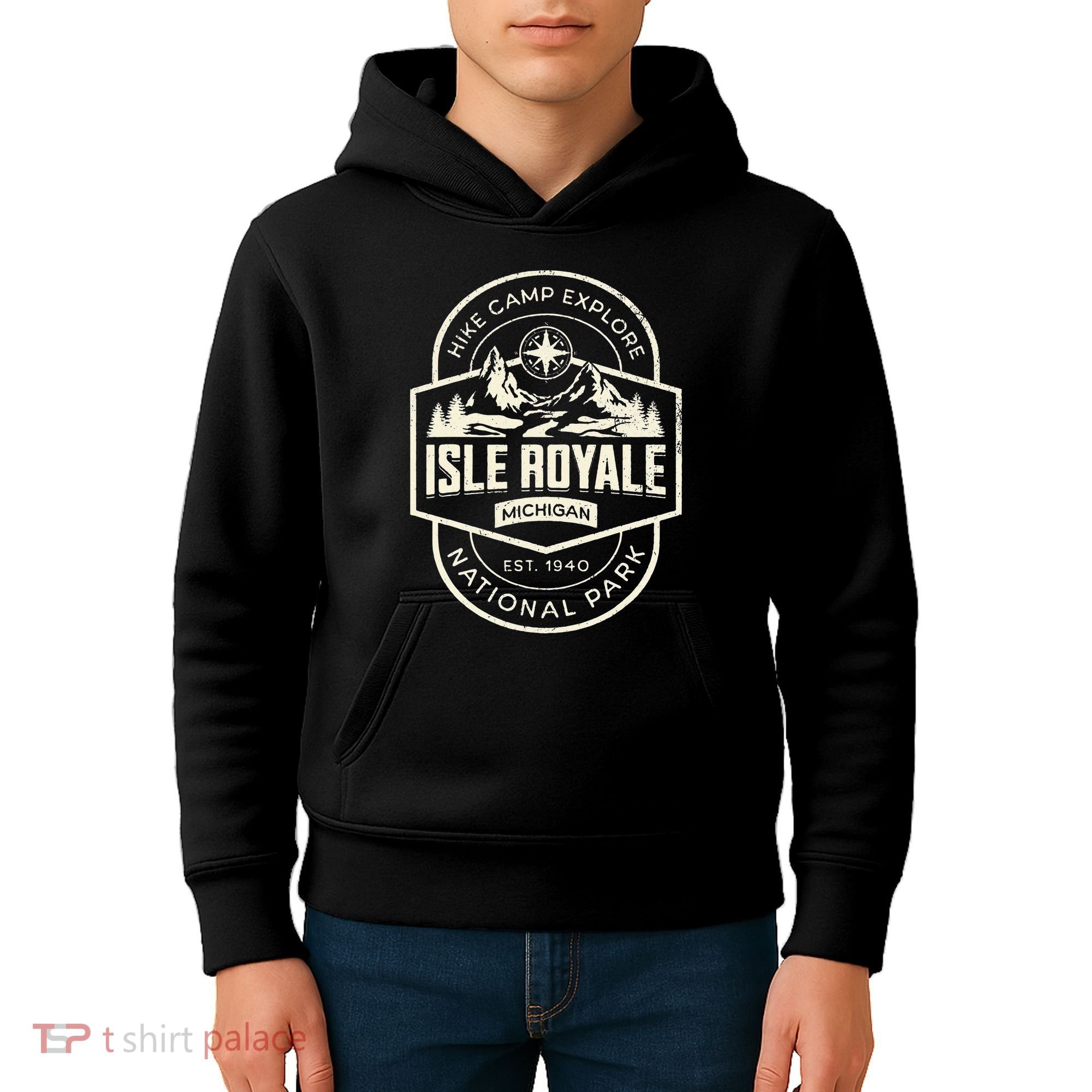 Isle Royale National Park Kids Hoodie
