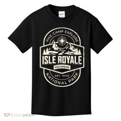 Isle Royale National Park Kids T-Shirt